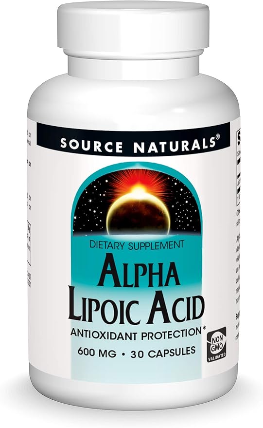 SOURCE NATURALS ALPHA LIPOIC ACID 600MG CAP 60
