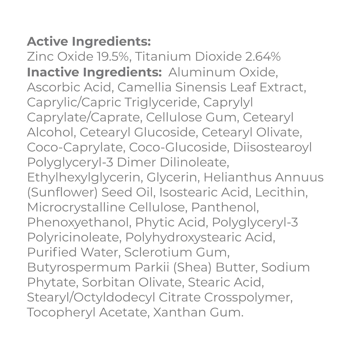 DERMA E.SUN DEFENSE CLEAR ZINC SPF30 BODY 4OZ