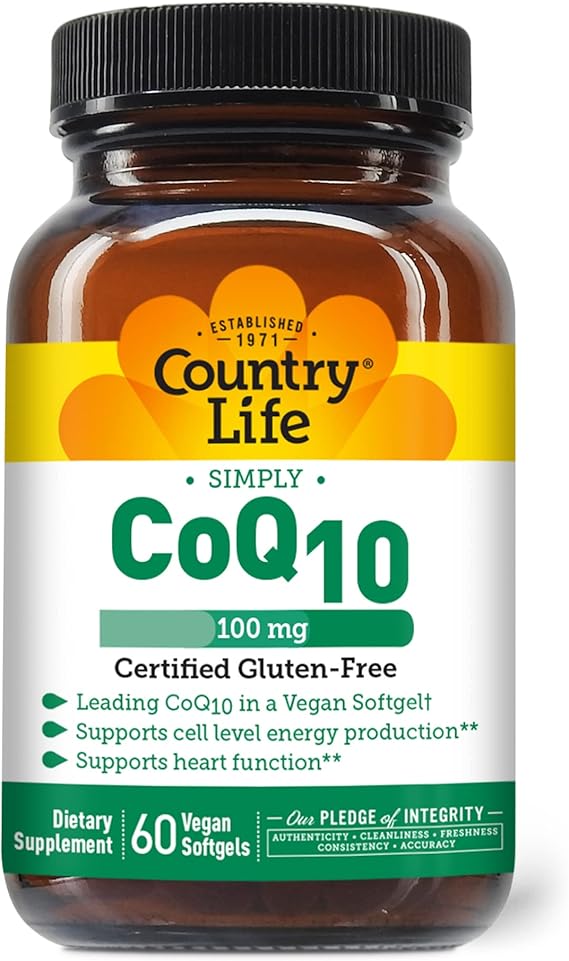 Country Life VEGAN COQ10 100MG 60 Vegicaps