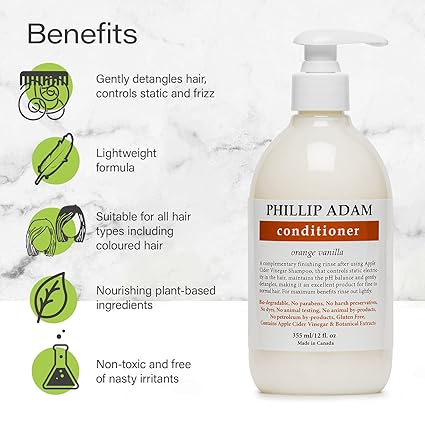 PHILLIP ADAM ORANGE VANILLA CONDITIONER 12OZ