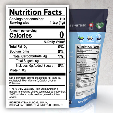 SWEET LEAF Granular Zero Calorie Sweetnr 16 OZ