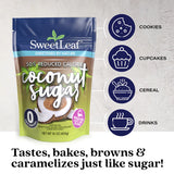 SWEET LEAF Reduced Calorie Coconut Sugar 16 OZ