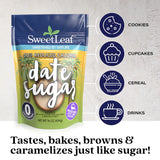 SWEET LEAF Reduced Calorie Date Sugar 16 OZ