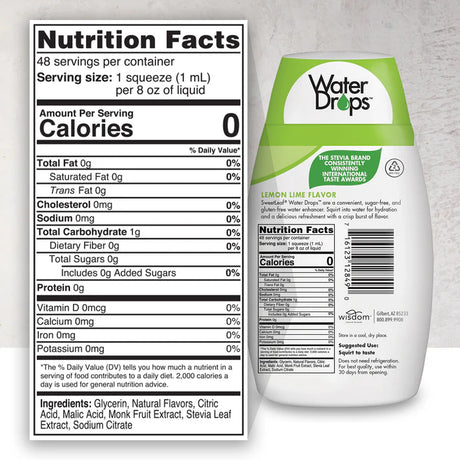 SWEET LEAF Lemon Lime 1.62 OZ