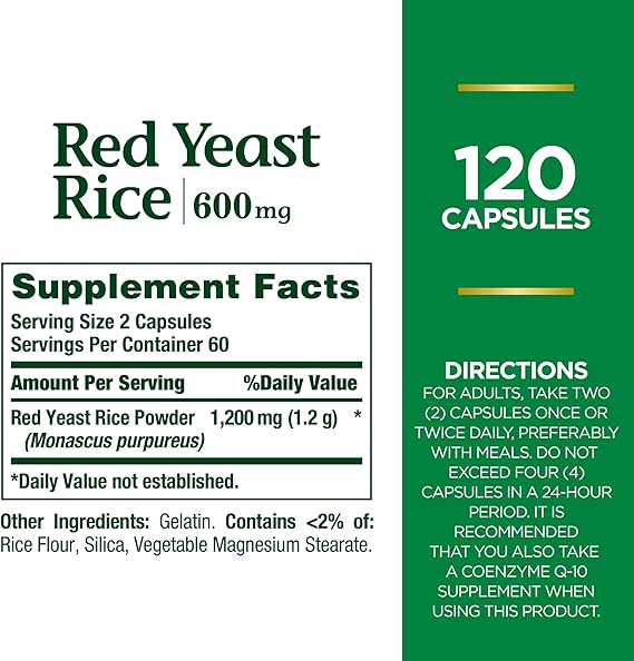 Red Yeast Rice 600 mg