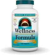 SOURCE NATURALS WELLNESS FORMULA TABS 180T