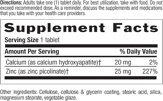 Country Life ZINC PICOLINATE 25MG 100 Tablet