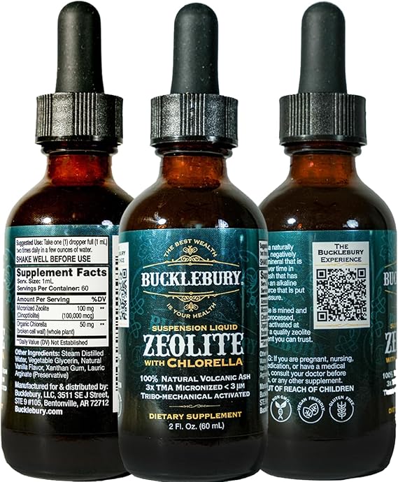 BUCKLEBURY ZEOLITE W/ CHLORELLA LIQUID SUSPENSION 2OZ – Williams