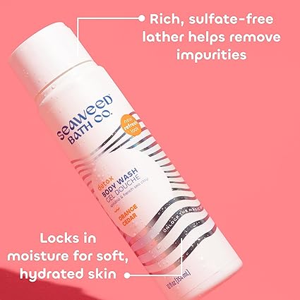 Seaweed Bath CO. Body Wash Detox Orange Cedar