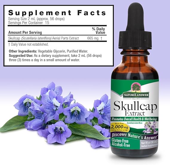 Nature's Answer Skullcap Extract Low Alcohol