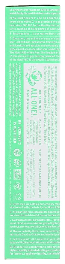 DR. BRONNER'S MAGIC SOAPS ALL-ONE TOOTHPASTE SPEARMINT 5OZ