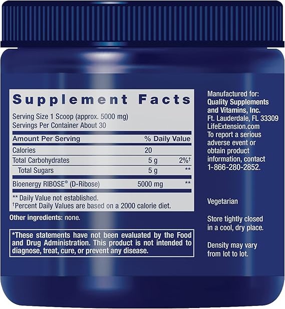 Life Extension D-Ribose