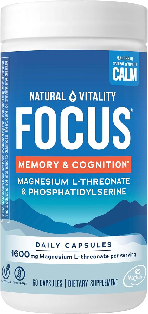 CALM NATURAL VITALITY FOCUS MAGNESIUM L-THREONATE