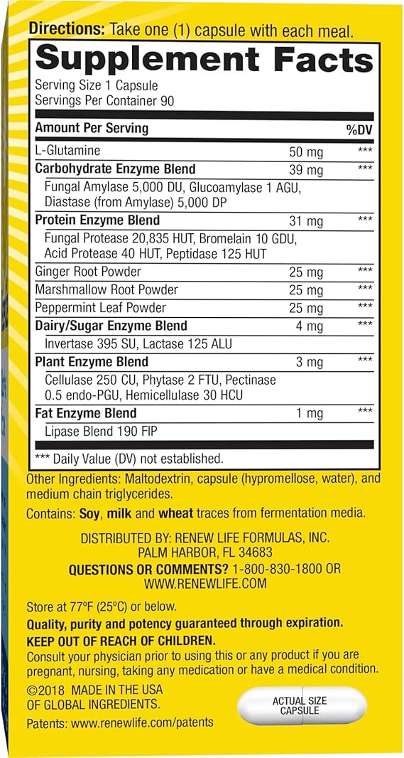 Renew Life DIGEST MORE ULTRA (90 CT)