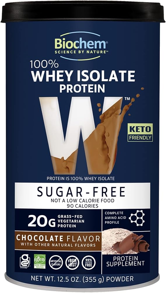 Biochem 100% WHEY SUGARFREE CHOCOLATE 12.5 Powder – Williams Natural Foods