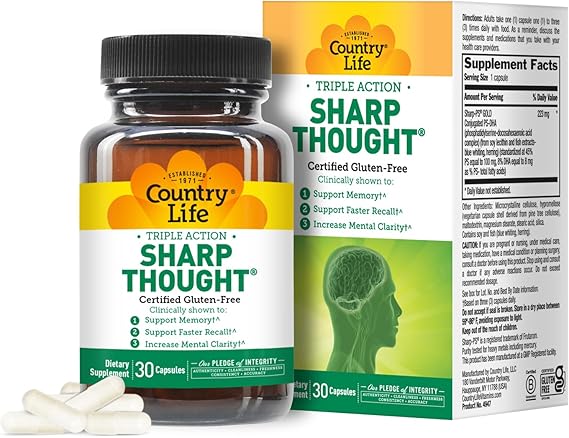 Country Life SHARP THOUGHT 30 Vegicaps