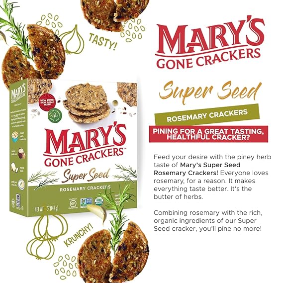 MARY`S GONE CRACKERS Rosemary 5 OZ