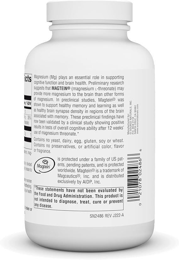 SOURCE NATURALS MAGTEIN™ CAP 90C
