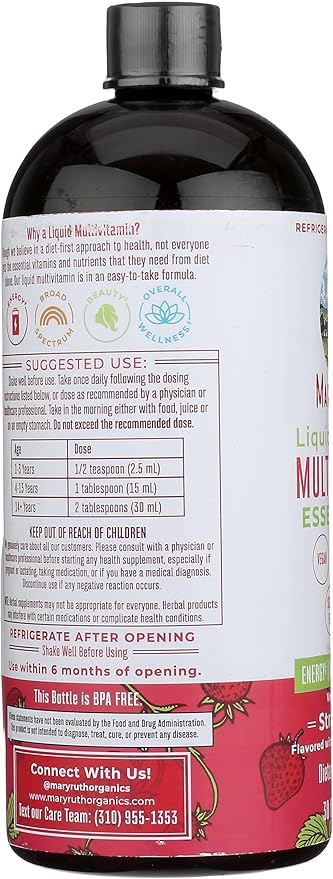 Mary Ruth's Liquid Morning Multivitamin Essentials 30oz