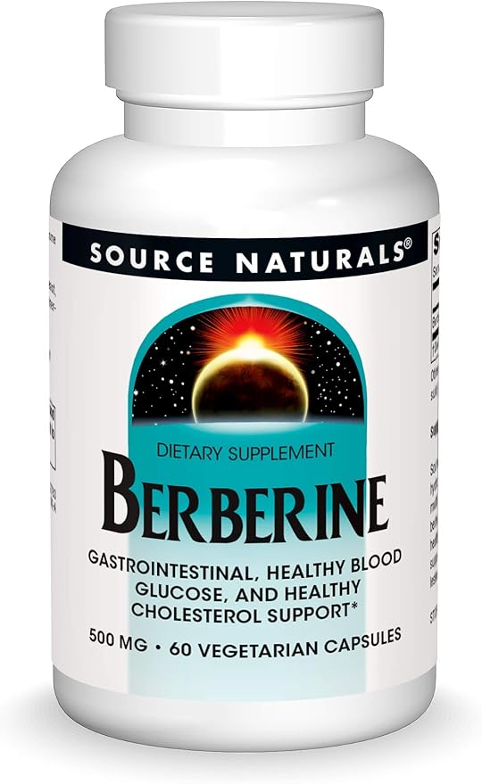 SOURCE NATURALS BERBERINE 500MG VEGI CAP 60VC