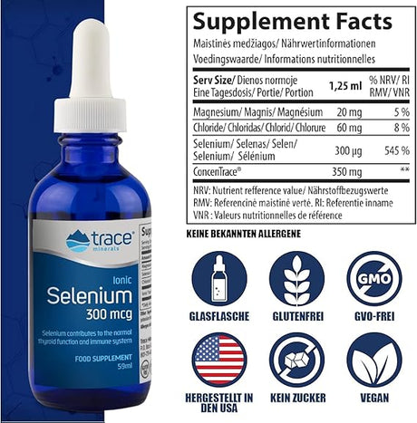 Trace Ionic Selenium 300 mcg 2 fl oz