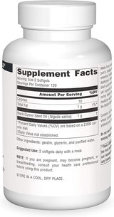 SOURCE NATURALS BLACK SEED OIL 500MG 240SG