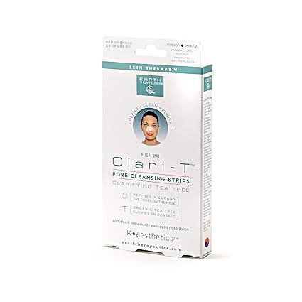 EARTH THERAPEUTICS CLARI-T PORE CLEANSING STRIPS 10 NOSE STRIPS
