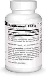 SOURCE NATURALS BERBERINE 500MG VEGI CAP 60VC