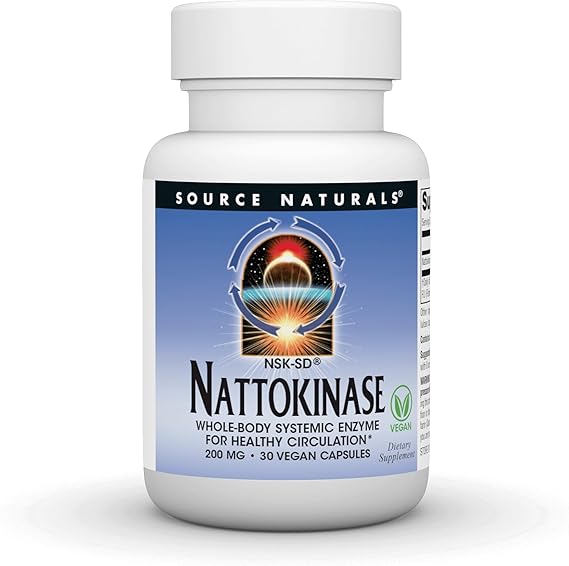 SOURCE NATURALS NATTOKINASE 200MG VEGI CAP 30C
