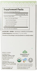 ORGANIC INDIA Tulsi Tea Green w/ Caffeine 18 BAG