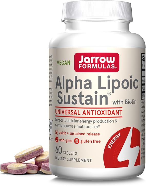 Jarrow formulas Alpha Lipoic Acid With Biotin Sustained Release