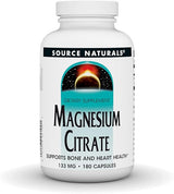 SOURCE NATURALS MAGNESIUM CITRATE 133MG 180C