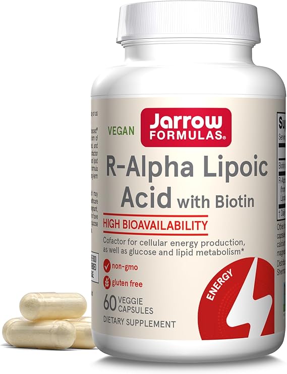 Jarrow Formulas R-Alpha Lipoic Acid With Biotin