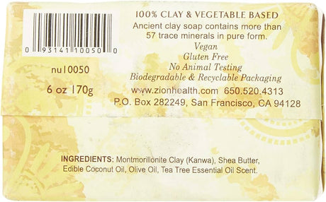 Zion Health Clay Soap Golden Sun 6 oz