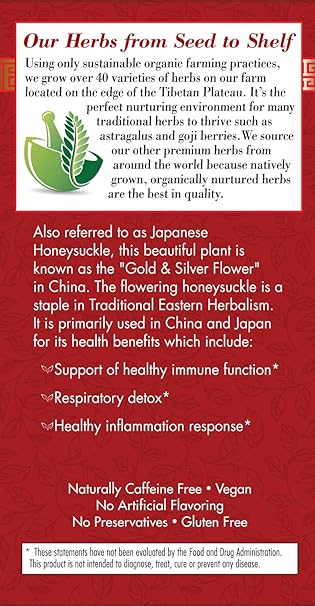 BRAVO TEA Absolute Honeysuckle Tea 20 BAG