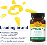Country Life VITAMIN D3 2500IU 60 Softgel