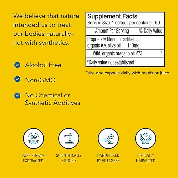 NORTH AMERICAN HERB & SPICE OREGANOL P73 60SG