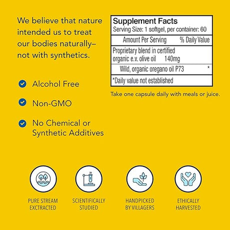 NORTH AMERICAN HERB & SPICE OREGANOL P73 60SG