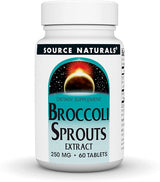 SOURCE NATURALS BROCCOLI SPROUTS EXT 250MG  60T