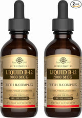 Solgar Sublingual Liquid B-12 2000 mcg with B-Complex 2 ozliquid