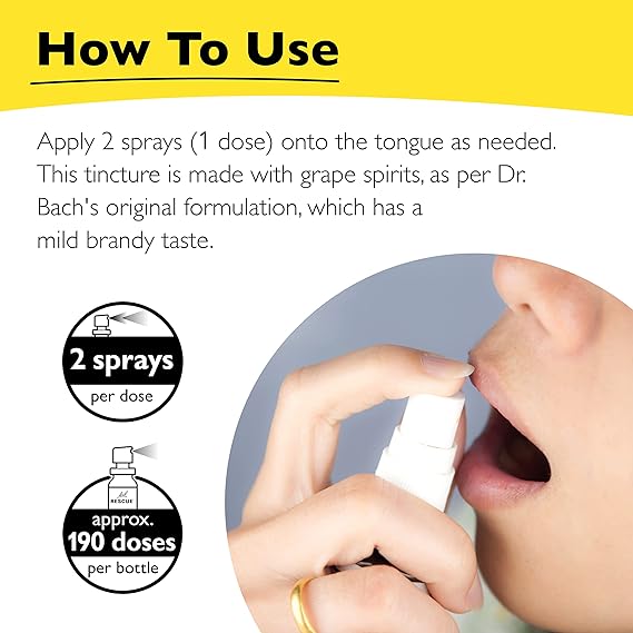 Bach Rescue Remedy Spray Natural Stress Relief