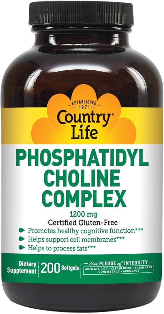 Country Life PHOSPHATIDYL CHOLINE 200 Softgel