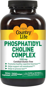 Country Life PHOSPHATIDYL CHOLINE 200 Softgel