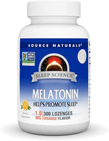 SOURCE NATURALS SLEEP SCIENCE MELATONIN 1MG ORANGE 300 LOZ