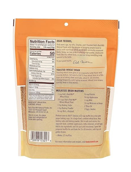 BOB`S RED MILL Wheat Bran 8 OZ