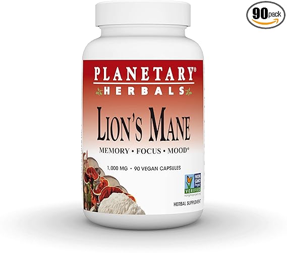 PLANETARY HERBALS LION’S MANE POWDER 30 GRAMS