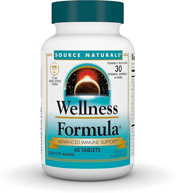 SOURCE NATURALS WELLNESS FORMULA TABS 45T