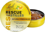 Bach Rescue Pastilles Natural Stress Relief Orange & Elderflower Flavor