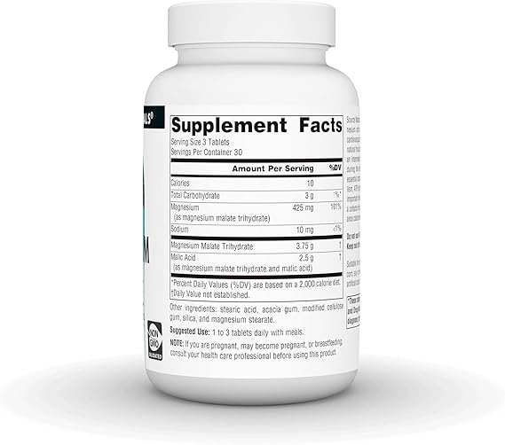 SOURCE NATURALS MAGNESIUM MALATE 1250MG 90T