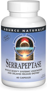 SOURCE NATURALS SERRAPEPTASE VEGICAP 60VC